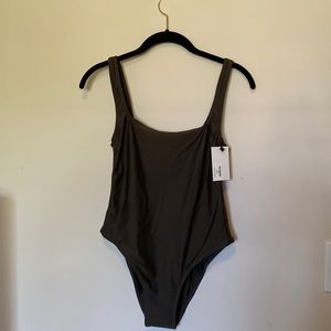 NWT Matteau Nineties Maillot in 'Thyme' Size 3